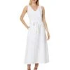 Tommy Bahama Monstera Eyelet Midi Dress | Dresses