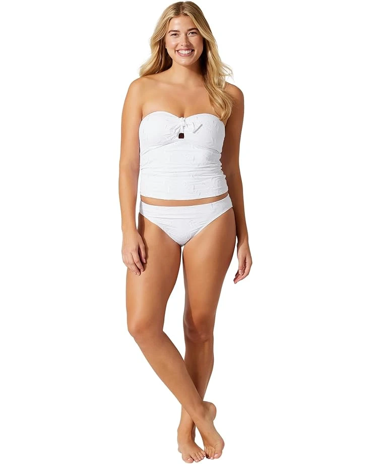 Tommy Bahama Eyelet Hideaway Tie Bandini | Swimwear 1 Tommy Bahama Eyelet Hideaway Tie Bandini | Swimwear