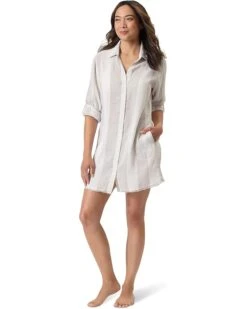 Tommy Bahama Rugby Beach Stripe Boyfriend Shirt Cover-Up | Swimwear -Outdoor Apparel Shop 618wi 1At0L. AC SR736920