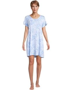 Tommy Bahama Short Sleeve Short Knit Sleep Dress | Sleepwear
