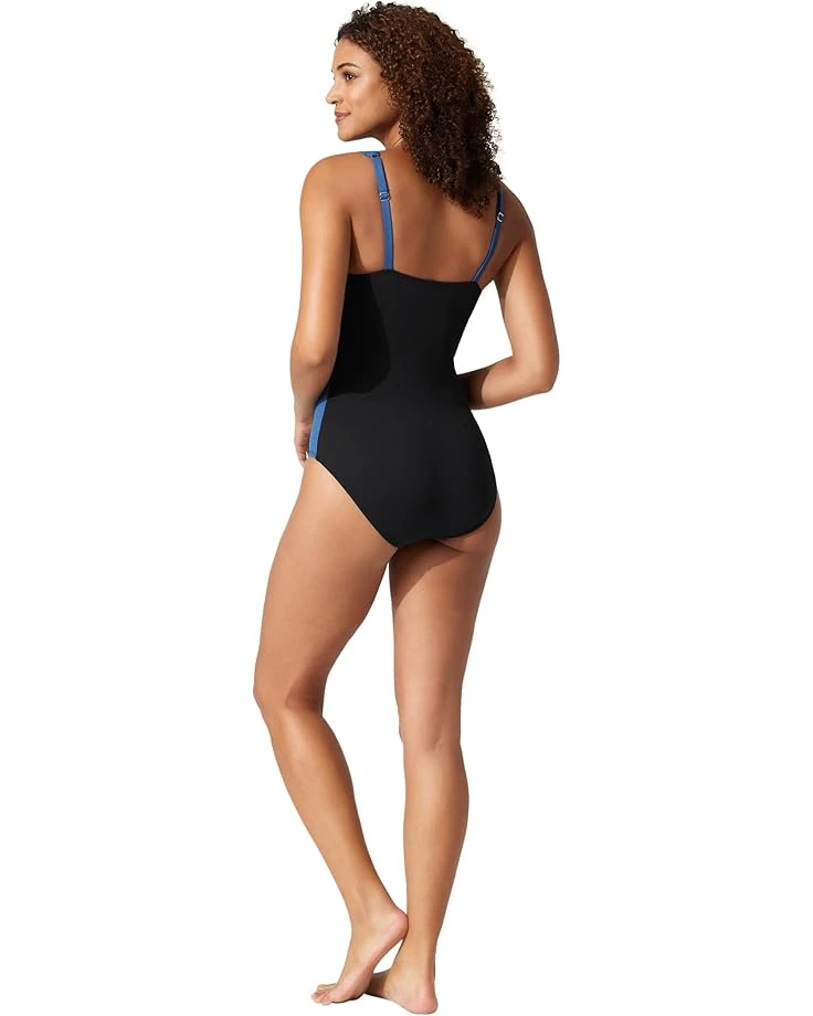 Tommy Bahama Island Cays Color-Block Tie One-Piece | Swimwear 2 Tommy Bahama Island Cays Color-Block Tie One-Piece | Swimwear - Image 2