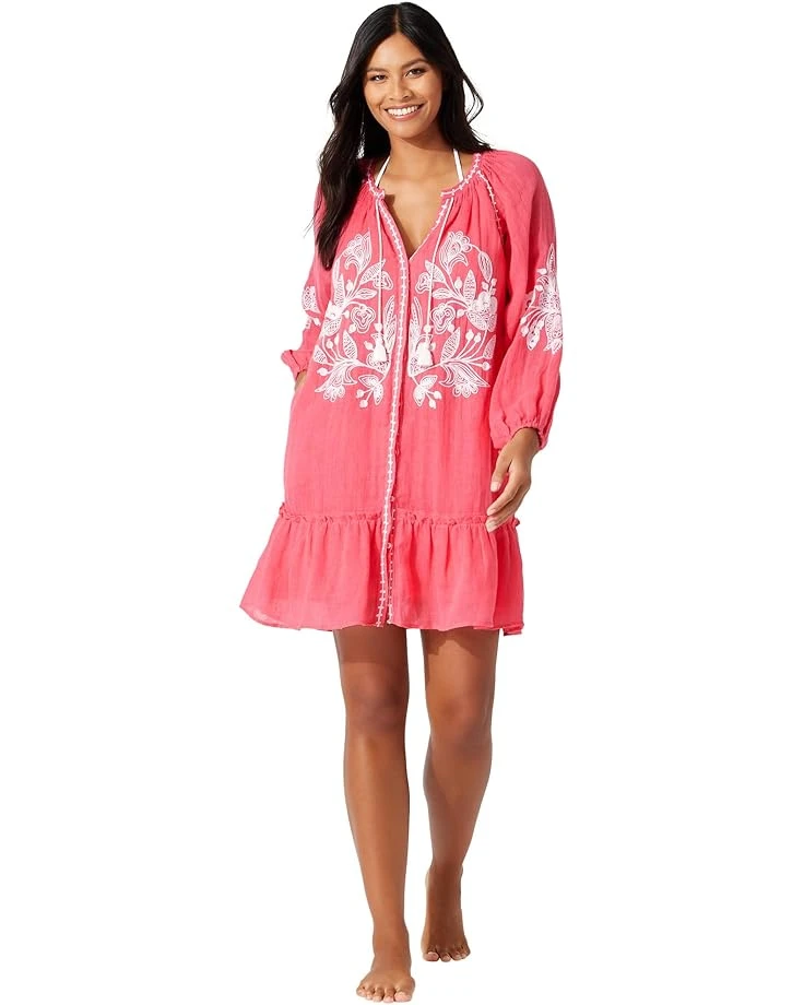 Tommy Bahama Linen Gauze Tunic Dress | Swimwear 6 Tommy Bahama Linen Gauze Tunic Dress | Swimwear - Image 6