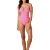 Tommy Bahama Summer Floral Reversible Cross-Back One-Piece | Swimwear
