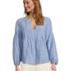 Tommy Bahama Coastalina Pintuck Peasant Top | Shirts & Tops