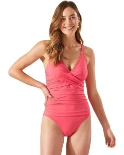 Tommy Bahama Pearl Over The Shoulder Cross Front 1 Pc | Swimwear