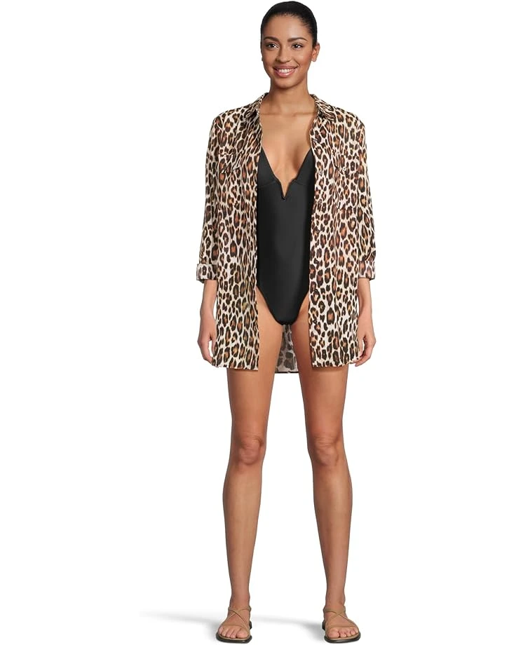 Tommy Bahama Leopard Boyfriend Shirt | Swimwear 5 Tommy Bahama Leopard Boyfriend Shirt | Swimwear - Image 5