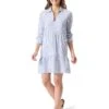 Tommy Bahama Stamped Lucia Stampedripe Collar Dress | Dresses