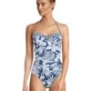 Tommy Bahama Island Cays Blooms Bandeau One-Piece | Swimwear