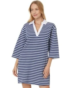 Tommy Bahama Jovanna Stripe 3/4 Sleeve Dress | Dresses