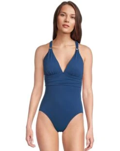 Tommy Bahama Island Cays Gold Ring One-Piece | Swimwear