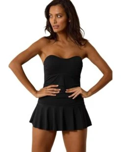 Tommy Bahama Pearl Underwire Bandeau Swim Dress | Swimwear