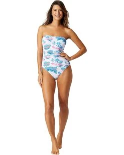 Tommy Bahama Island Cays Oasis Bandeau One-Piece | Swimwear