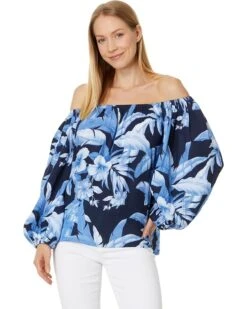 Tommy Bahama Daybreak Hibiscus Ots Top | Dresses