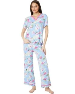 Tommy Bahama 3/4 Sleeve Crop Pants PJ Set | Sleepwear