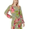 Tommy Bahama Lavish Blooms Long Sleeve Short Dress | Dresses