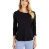 Tommy Bahama Ashby Rib 3/4 Sleeve Tee | Shirts & Tops