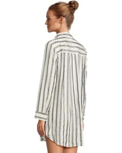 Tommy Bahama Shimmer Stripe Boyfriend Shirt | Swimwear -Outdoor Apparel Shop 71bilJ6gwvL. AC SR736920