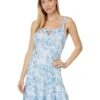 Tommy Bahama Floral Stripe Short Gown | Sleepwear