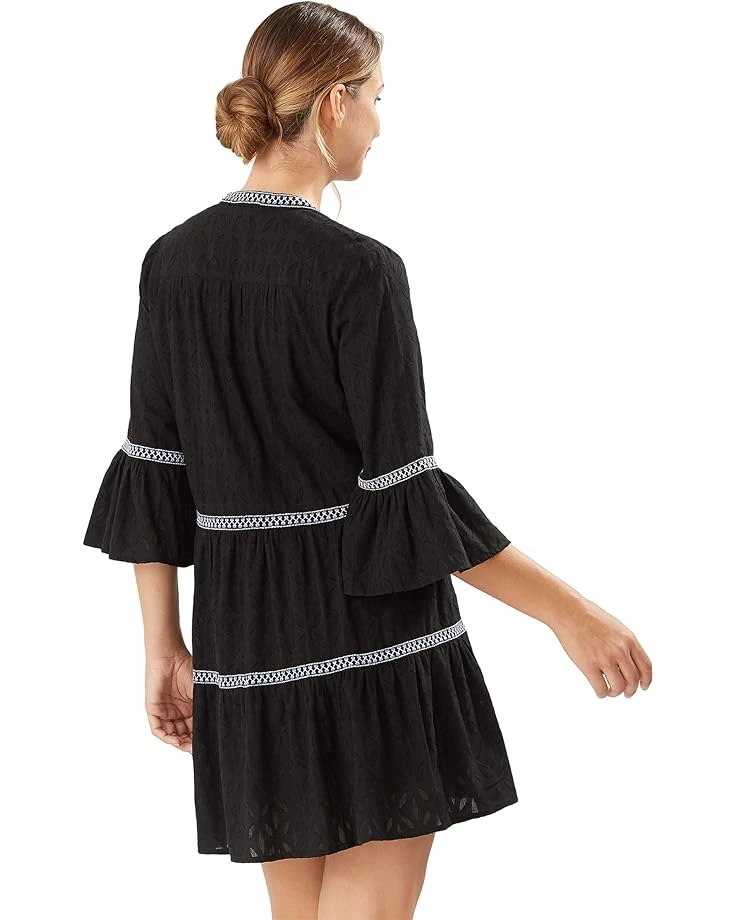 Tommy Bahama Cotton Clip Embellished Tier Dress | Swimwear 2 Tommy Bahama Cotton Clip Embellished Tier Dress | Swimwear - Image 2