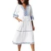 Tommy Bahama Mykonos Tiered Midi Dress | Dresses