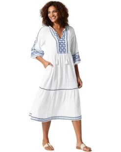 Tommy Bahama Mykonos Tiered Midi Dress | Dresses