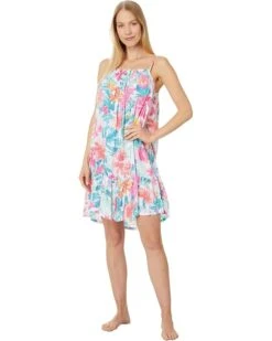 Tommy Bahama Tropical Sleeveless Short Gown | Sleepwear
