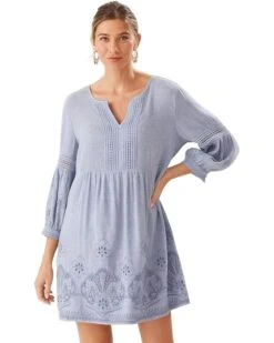 Tommy Bahama St. Lucia Split-Neck Dress | Dresses