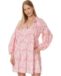 Tommy Bahama Petit Palma LS Short Dress | Dresses