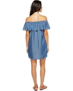 Tommy Bahama Chambray Off the Shoulder Dress Cover-Up | Swimwear -Outdoor Apparel Shop 81K2CMnbjkL. AC SR736920