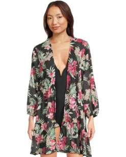 Tommy Bahama Lily Cat Open Front Tunic | Swimwear