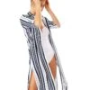 Tommy Bahama Tan Lines Stripes Midi Duster | Swimwear