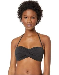 Tommy Bahama Pearl Twist Bandeau Bra | Swimwear