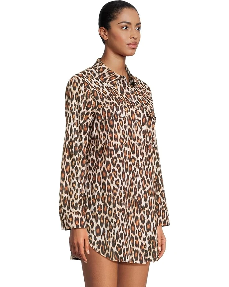 Tommy Bahama Leopard Boyfriend Shirt | Swimwear 2 Tommy Bahama Leopard Boyfriend Shirt | Swimwear - Image 2