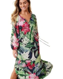 Tommy Bahama Celebration Tropical Long Sleeve Maxi | Dresses 5 Tommy Bahama Celebration Tropical Long Sleeve Maxi | Dresses -Outdoor Apparel Shop 81sTp7S08NL. AC SR736920