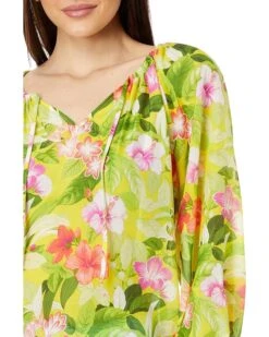 Tommy Bahama Happy Hour Flwr LS Peasant Top | Shirts & Tops -Outdoor Apparel Shop 81zP3GB0TsL. AC SR736920